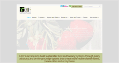 Desktop Screenshot of caff.org